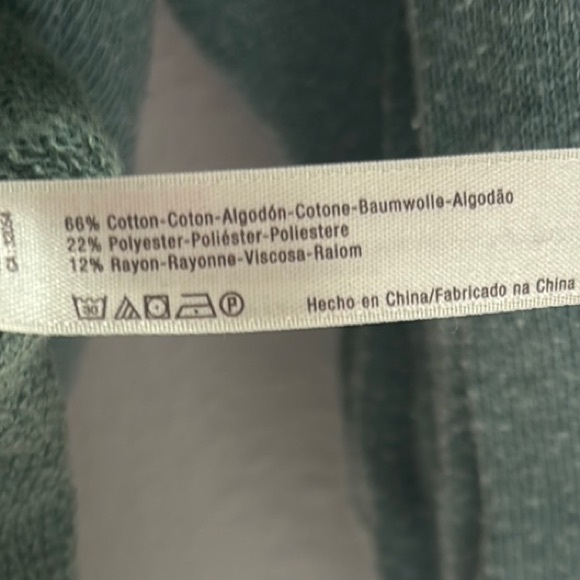 Free People Green V-Neck Long Sleeve Top - Picture 4 of 4